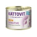 Kattovit Dose Feline Diet Sensitive Huhn 12 x 185g (13,47€/kg)