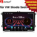 6+128G Für VW GOLF 5 6 Touran Polo EOS Car Android13 Autoradio RDS IPS WIFI DAB+