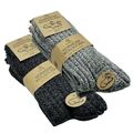 3 Paar Norwegersocken Herren Damen Wollsocken Schafswolle gestrickt Strümpfe