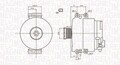 Magneti Marelli 063731774010 Generator für BMW