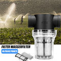 Vorfilter Gartenpumpe Wasserpumpen Filter Schmutzfilter Hauswasserwerk 1 Zoll!