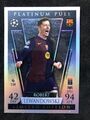 Topps Match Attax UEFA 2024/25 Platinum Pull LE PL5 Robert Lewandowski Barcelona