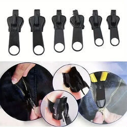 Reißverschluss 6x Reparatur Set Zipper Ersatz Anhänger Schieber Verschluss