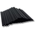Ab 250 Stk Mehrweg Trinkhalme Strohhalme JUMBO schwarz wiederverwendbar 240x8mm
