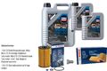 BOSCH Inspektionspake 7 L LIQUI MOLY Top Tec 4600 5W-30 für VW Transporter V