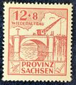 Alliierte Besetzung 1946 Mi88 A Provinz Sachsen Briefmarke Stamp Timbre Sello