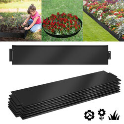 DIY Metall Rasenkante 100x15cm Beetumrandung Beeteinfassung Mähkante Garten Zaun