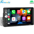 Single 1DIN 7" Autoradio Apple CarPlay Androd Auto FM Bluetooth USB TouchScreen
