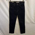 Levi's 724 hohe gerade Denim Jeans Größe W26 L32