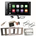 Pioneer AVH-Z3200DAB Carplay DAB Einbauset für Ford Focus C-Max Fiesta Transit