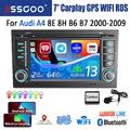 Für Audi A4 S4 RS4 B6 B7 B8 SEAT EXEO 64GB Carplay Android 13 Autoradio Navi RDS