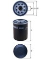 KNECHT Ölfilter OC 986 für ALFA ROMEO  passend für FIAT FORD LANCIA OPEL