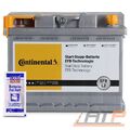 CONTINENTAL AUTOBATTERIE 12V 60Ah STARTERBATTERIE 640A EFB L2 START STOP + FETT