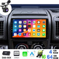 4+64G Für Fiat Ducato 2006-2023 Android 13 Autoradio Navi Apple CarPlay Kam DAB