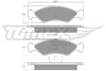 TOMEX Brakes Bremsbelagsatz Scheibenbremse TX 10-84 für FORD FIESTA 2 FBD WFVT