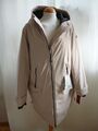 Mantel Steppmantel Longjacke FUCHS SCHMITT Gr.46 beige Kapuze  NP:350€