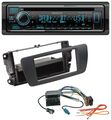 Kenwood MP3 Bluetooth DAB USB CD Autoradio für Seat Ibiza 6J ab 08 nitschwarz AN