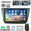 64G Android 13 Carplay Autoradio GPS Navi BT Für Seat Altea 2004-15 Toledo 04-09