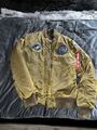 ALPHA INDUSTRIES MA-1 VF NASA BATTLEWASH Herren Bomberjacke