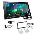 JVC Autoradio WiFi Apple CarPlay Android Auto für Dacia Logan ab 2013 schwarz