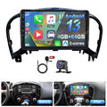 Autoradio Android 13 Für Nissan Juke 2004-2016 GPS NAVI WIFI DAB+ CarPlay 4+64GB