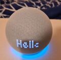 Amazon echo dot 5th Gen. (2022) Smart Speaker mit Uhr - Graublau - Top Zustand