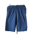 H&M Shorts Bermudas Jungen Used Look Gr. 164 Blau mit Struktur Hose