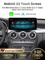 12,3" Android Carplay Multimedia Navi GPS für Mercedes Benz C GLC W205 V W447