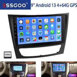 4+64G Android 13 Autoradio Für Mercedes Benz CLS E-Klasse W211 W219 GPS Navi RDS