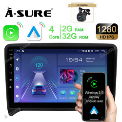 Für Audi TT MK2 8J 2006-2014 9" Android11 Autoradio Carplay GPS 2+32GB + Kamera