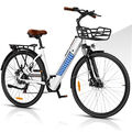 EBike 28 Zoll Elektrofahrrad 36V E-Citybike 6Gang Damen Herren Pedelec Xmas Gift