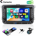 DAB+ 8Core 4+64G Android Radio Carplay GPS Für VW Golf 5 6 Polo T5 Touran Passat