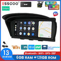 8Kern 6+128G Android13 DAB+ Autoradio Carplay GPS 4G Kam Für BMW E60 E61 E90 CCC