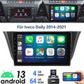 Autoradio DAB+ 4+64G Für Iveco Daily 2014-2021 Android 13 +Kam Carplay GPS NAVI