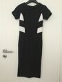 MARCCAIN, Elegantes Businesskleid, Partykleid, schwarz/weiß, Gr. 34/36