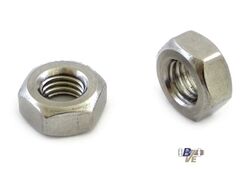 V2A Sechskantmuttern / Muttern DIN 934 EDELSTAHL A2 rostfrei  von M1 bis M30 