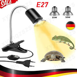 Terrarium Aquarium Heizlicht Wärmelampe UVA UVB E27 Reptilien Profi Strahler