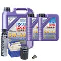 Motoröl 5W40 LIQUI MOLY High Tech 7L+MAHLE Ölfilter+Cera Tec+Ölablassschraube