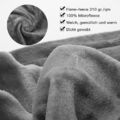 Kuscheldecke Touch Fleecedecke 220x240cm Wohndecke Flanell Microfaser Warm