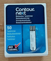 Contour NEXT Blutzucker-Teststreifen - 50 Stück -  MHD 09/2025
