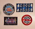 4 Stück Anti FC Bayern München Nein Danke Aufnäher Patch Fußball Fanartikel