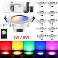 LED Einbaustrahler 5W 9W Bluetooth WIFI RGB Einbauleuchten Decken Spot Dimmbar 