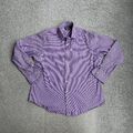 POLO RALPH LAUREN Herren Hemd Shirt Gr. 43 Custom Fit Logo Gestreift 15817 Lila