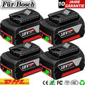 4X Original 18V 8Ah Akku für Bosch Professional GBA GSR GSB BAT618 BAT609 BAT620