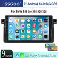 Apple Carplay Autoradio Android 13 GPS 64G WiFi Für BMW 3er E46 M3 Rover 75 MGZT