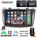 9" 2+64G Android 13 Carplay Autoradio GPS Navi WIFI RDS +KAM Für Mazda 3 2010-13