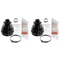 2X FEBI ACHSMANSCHETTEN SATZ GETRIEBESEITIG passend für FORD FIESTA OPEL ASCONA 