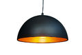 Hängeleuchte Aureo schwarz gold 30 cm Ø/Pendelleuchte Hängelampe Deckenlampe