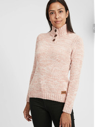 Oxmo Philicita Troyer Größe M Passform 12 14 Kamee Stirn klobiger Strickpullover £44