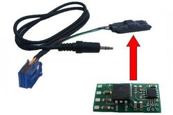 AUX Line In Adapter MP3 12-Pin Pol CD Wechsler für Original Radio VW RCD / RNS